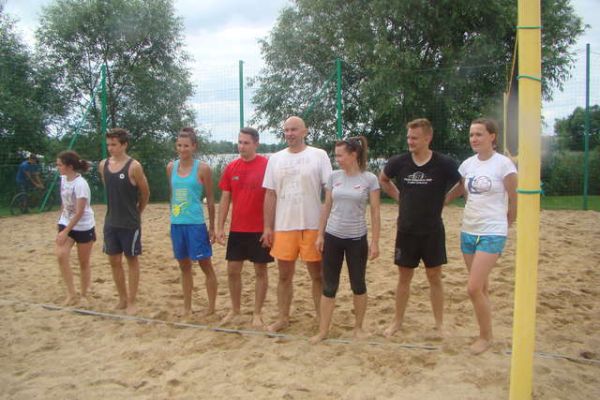 Turniej piłki plażowej par mieszanych w Szczytnie