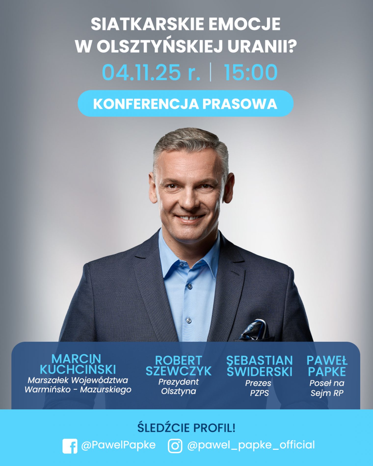 Paweł Papke: konferencja prasowa na temat organizacji Mistrzostw Świata w siatkówce Paweł Papke: konferencja prasowa na temat organizacji Mistrzostw Świata w siatkówce